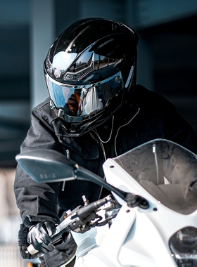 ILM摩托车头盔男女3c认证四季通用低风噪低风阻复古巡航全盔