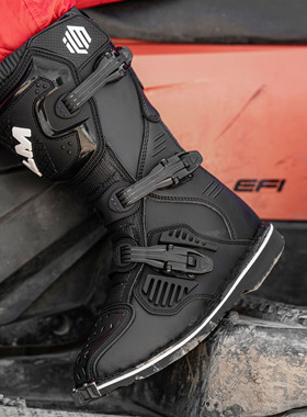 ILM越野靴摩托车骑行长靴林道防摔拉力靴骑士赛车鞋四季男儿童