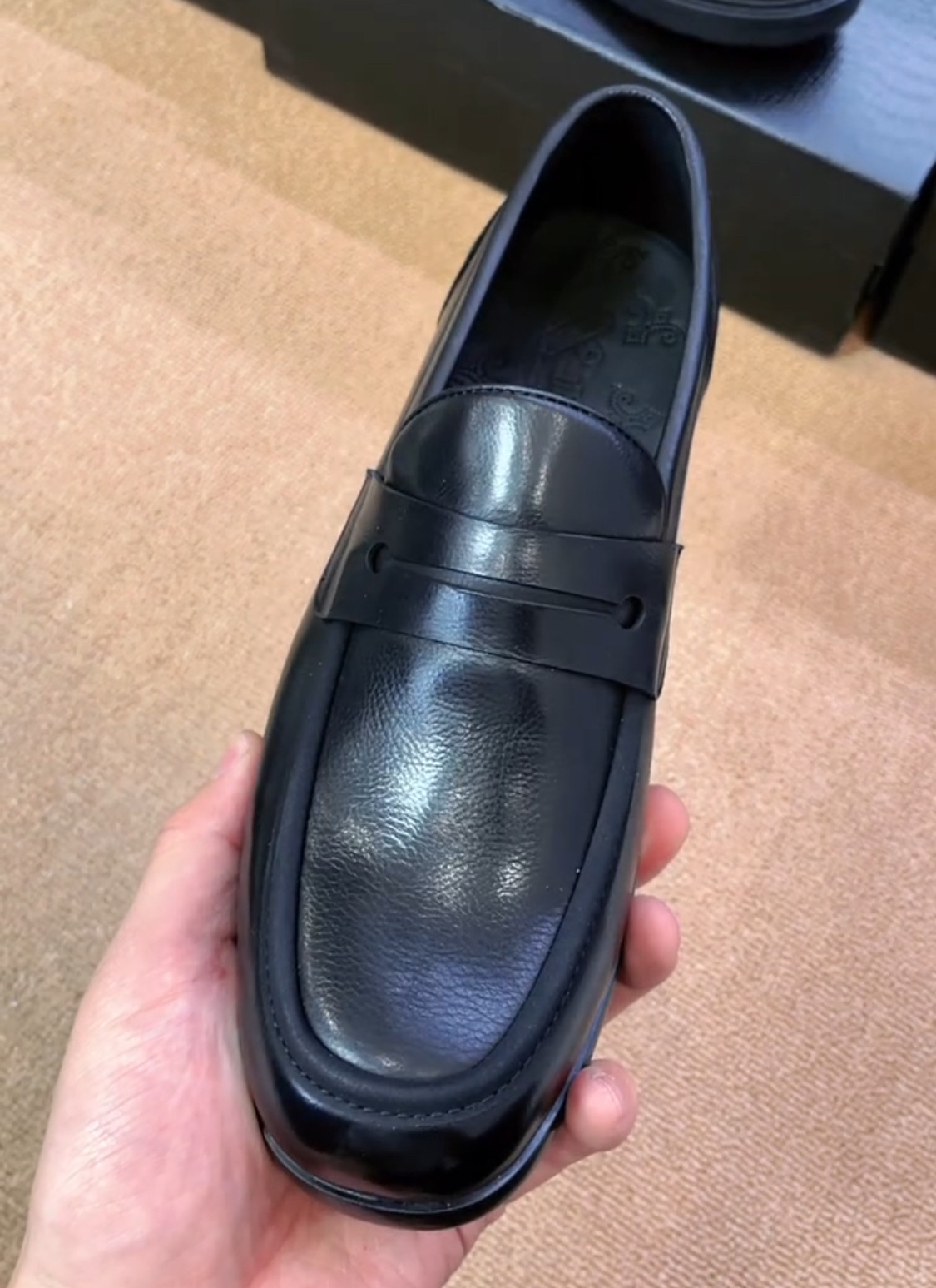 广州男士新款时尚商务豆豆鞋软底胎牛皮开口笑透气休闲皮鞋6F225X,流行男鞋,休闲皮鞋,淘宝优惠券,粉丝福利购,淘宝优惠卷