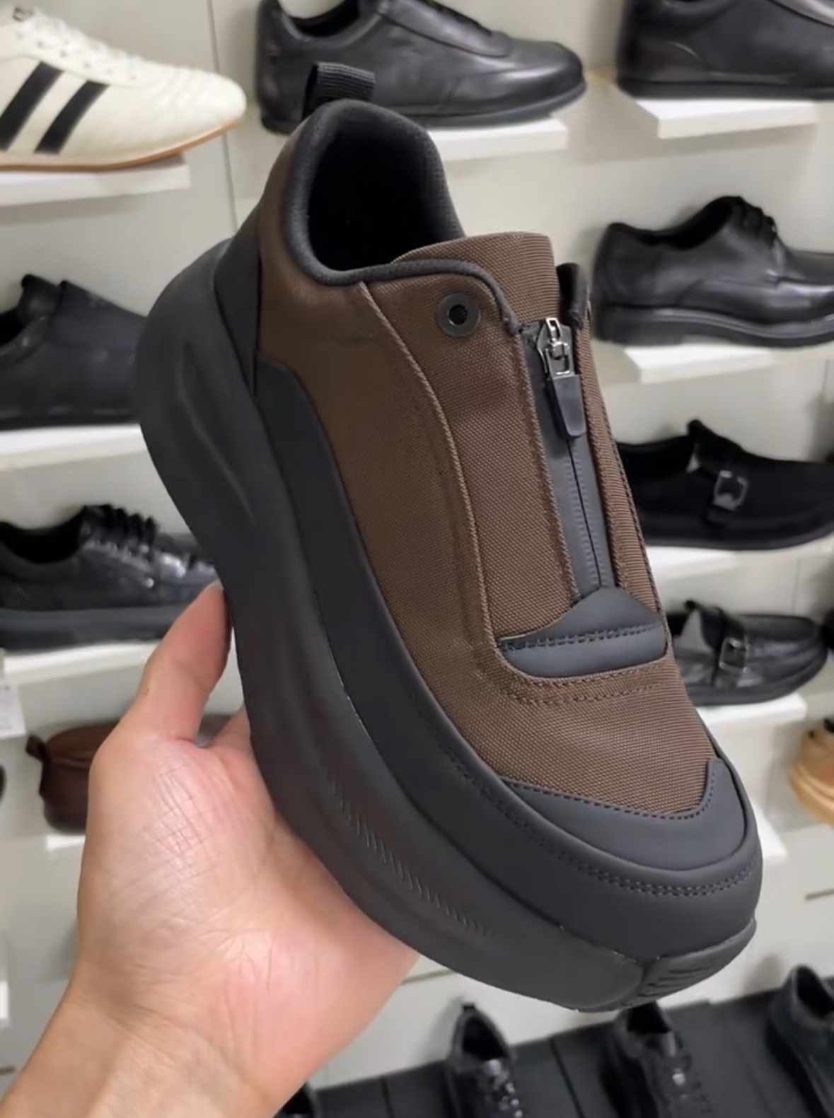 男士早秋新品美拉德科技布厚底休闲阿甘板鞋潮流时尚系带单鞋1258,流行男鞋,时尚休闲鞋,淘宝优惠券,粉丝福利购,淘宝优惠卷