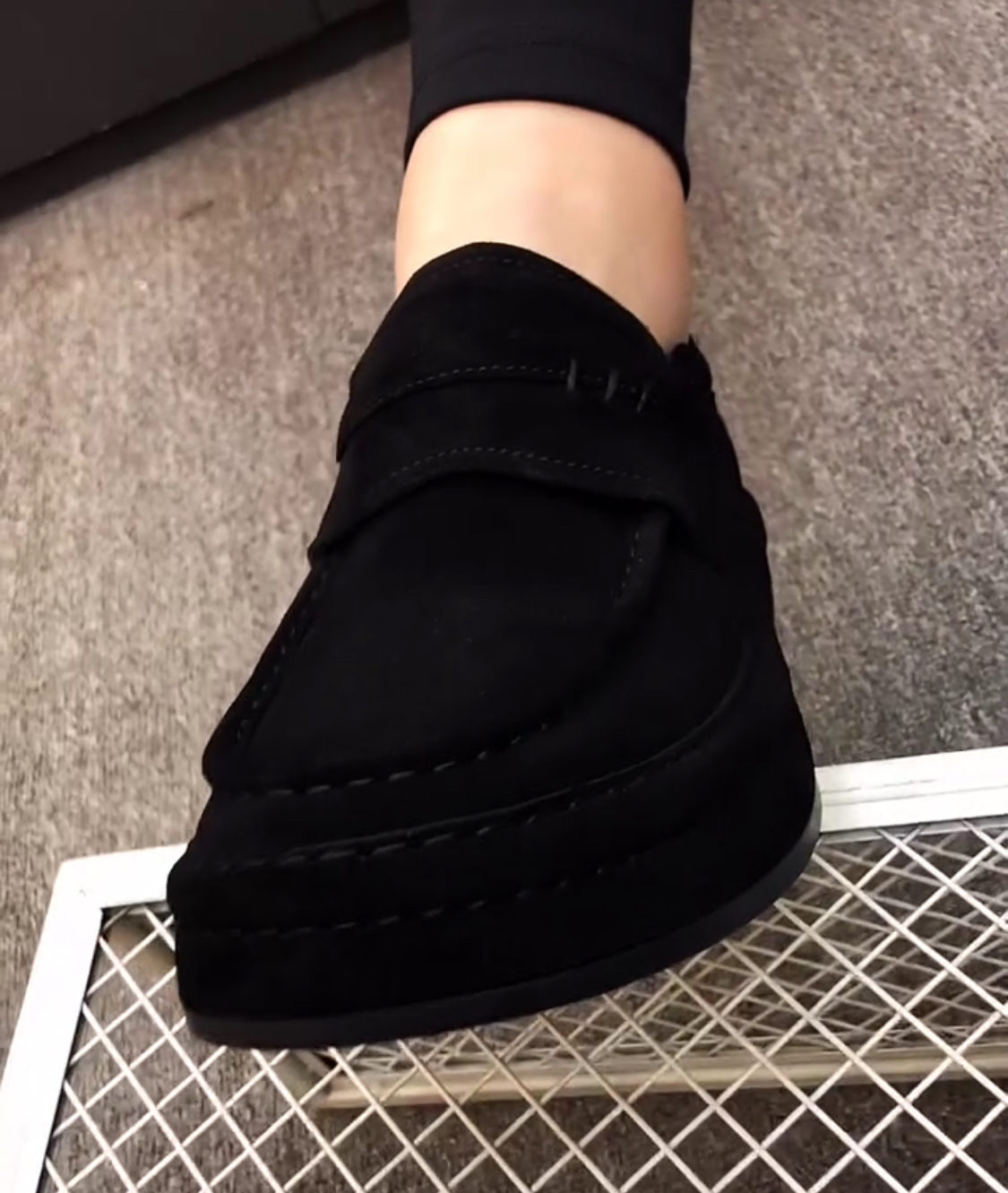 广州新款男鞋纯皮商务休闲一脚蹬豆豆鞋懒人驾车皮鞋软单鞋50890G