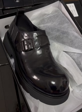 广州男士新款秋季潮流时尚商务休闲百搭圆头休闲切尔西皮鞋-98513