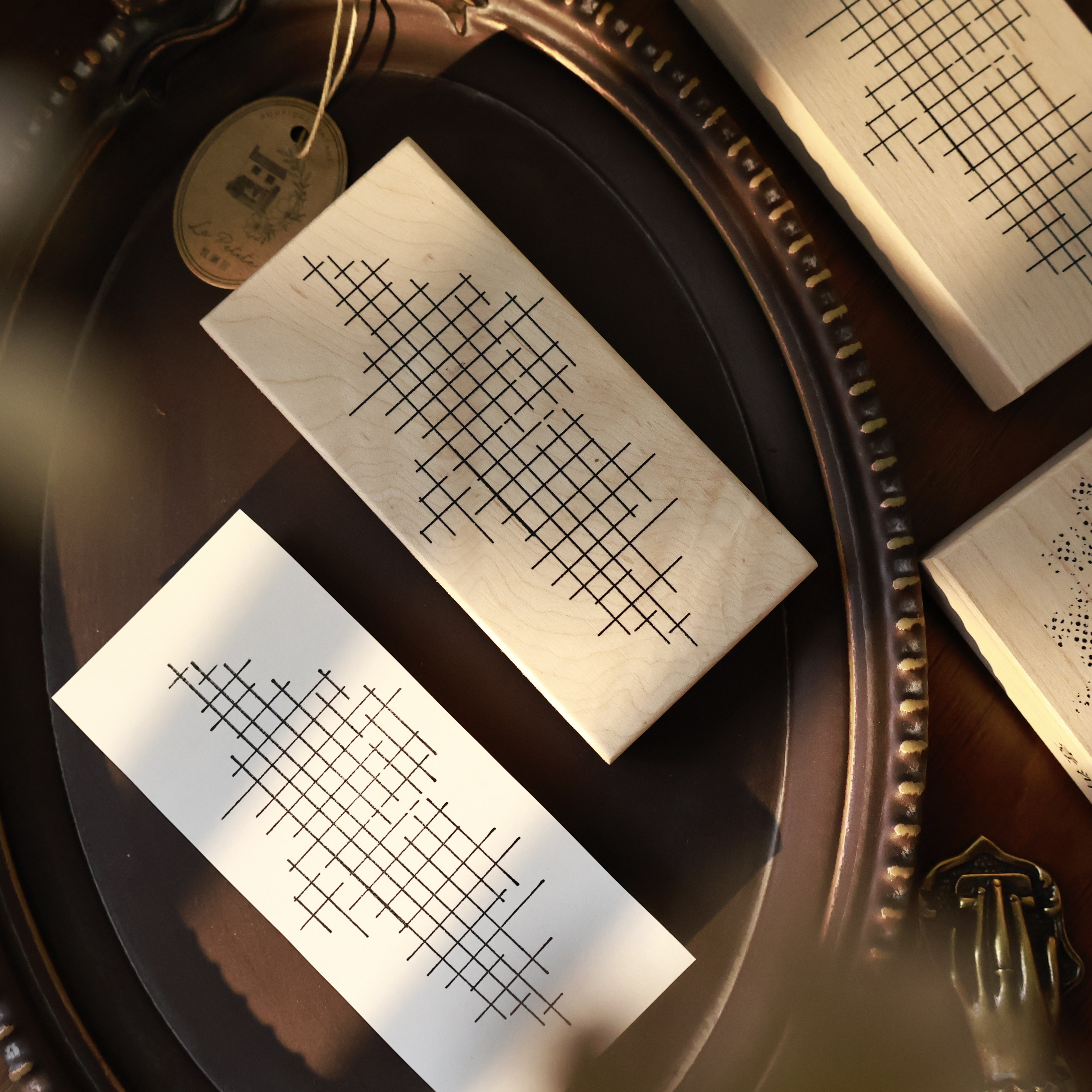 手账印章枫木红橡胶复古手账