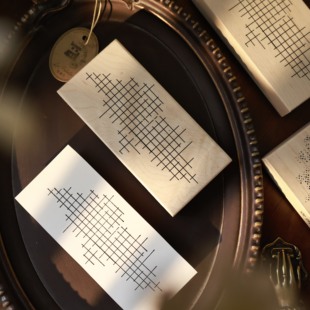 壹洱文创【打底大印章】枫木红橡胶万能打底手账印章红橡胶手账