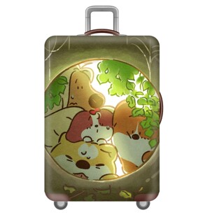 KTB05卡通动物弹力箱套拉杆箱旅行旅游登机行李皮箱保护罩防尘袋
