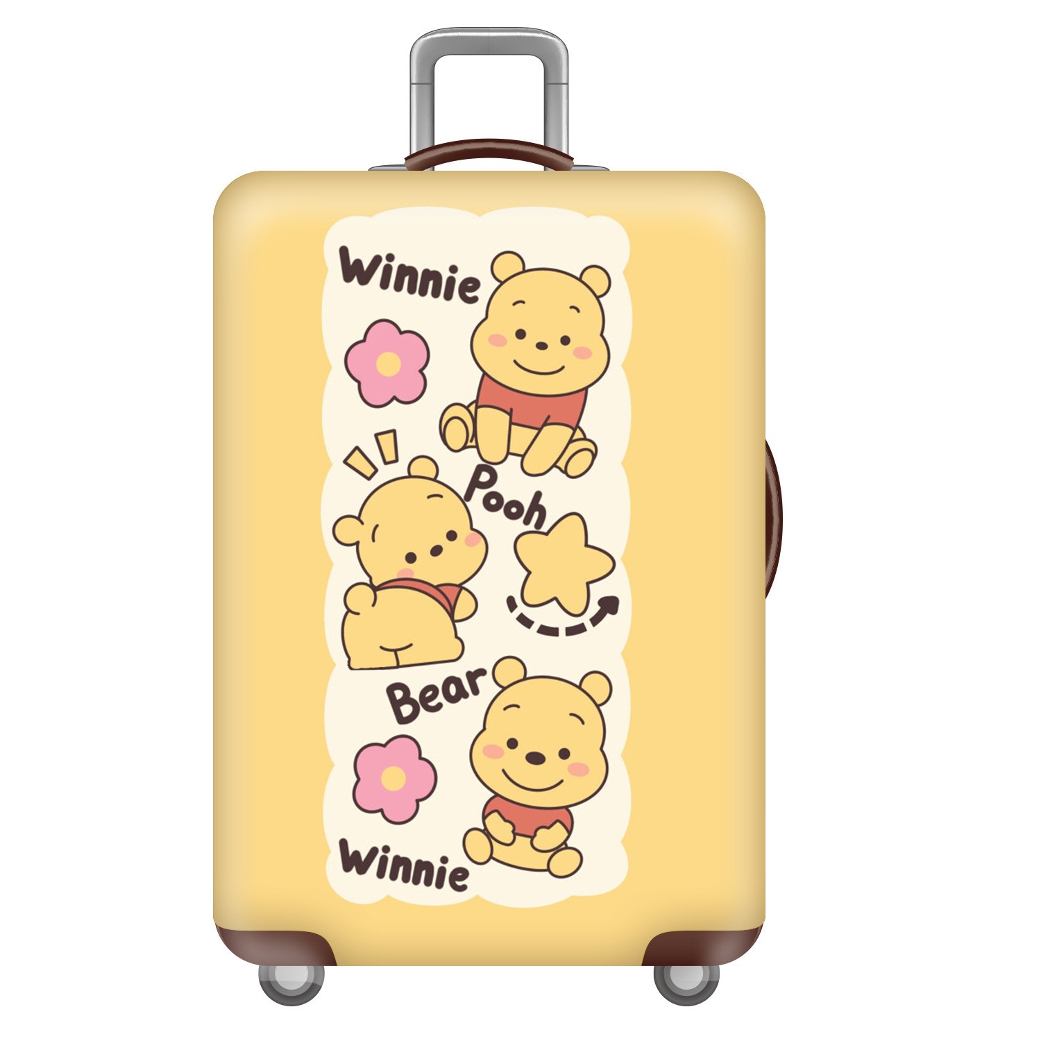 旅行可爱标签维尼登机皮箱保护罩