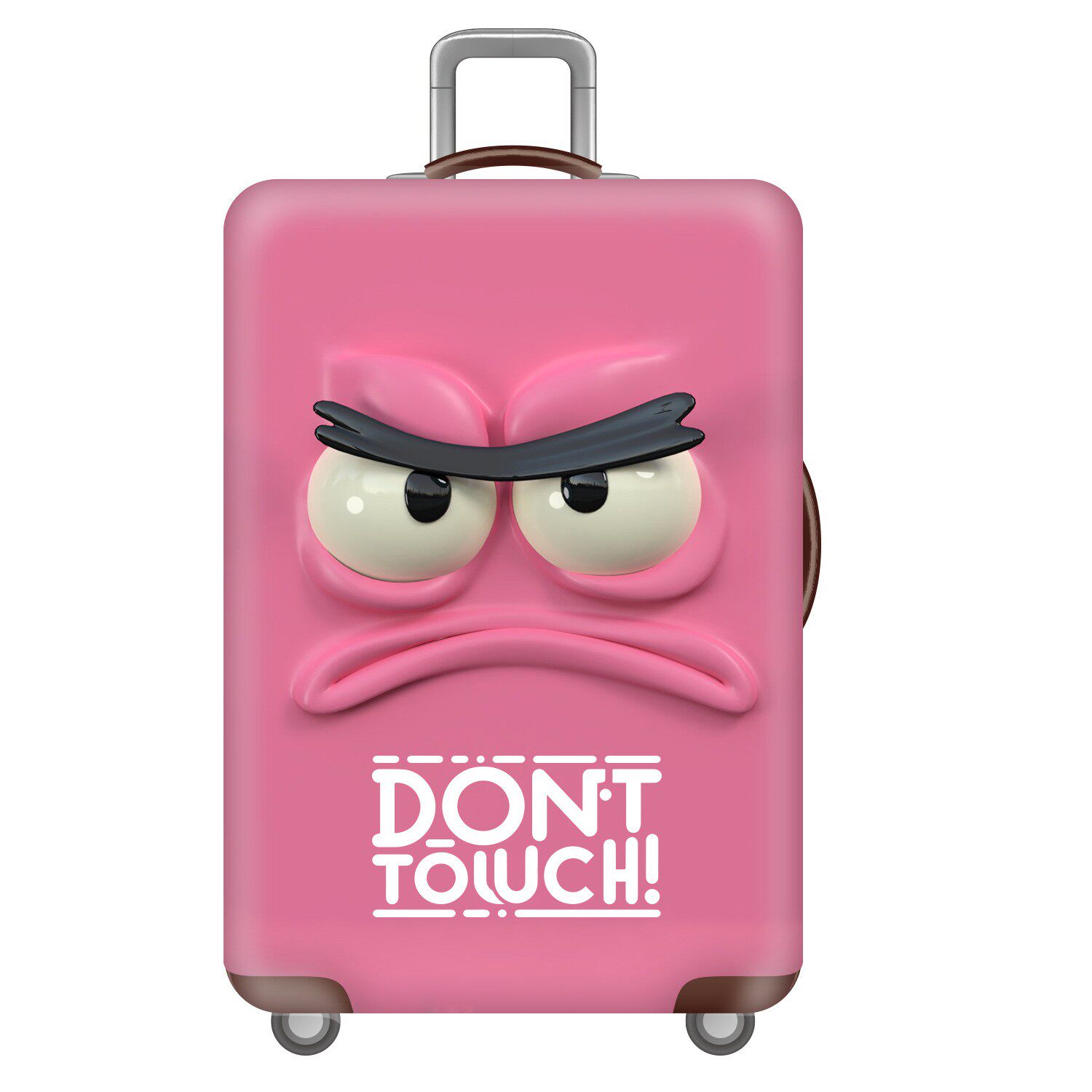 愤怒粉弹力箱套拉杆箱旅行旅游登机行李皮箱保护罩防尘袋耐磨加厚