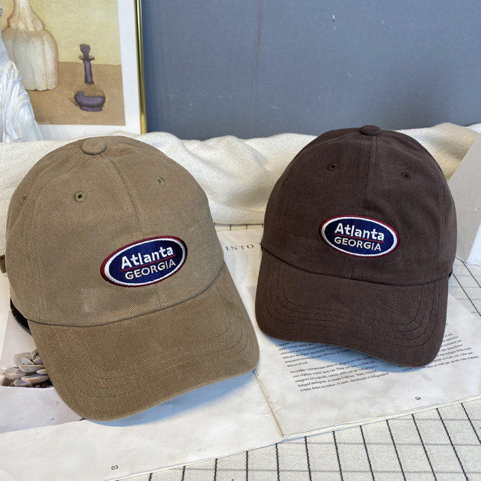 韩版字母棒球帽女秋冬新款韩国东大门代购时尚休闲宽檐鸭舌帽青年