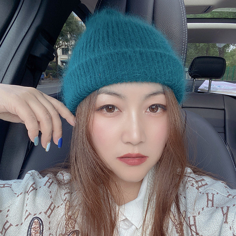 东大门兔毛代购时尚ins风帽子