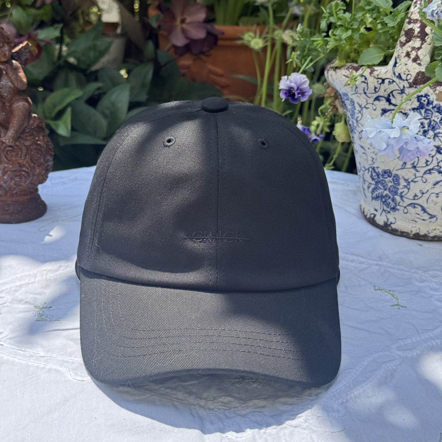 4.15现货黑色刺绣字母棒球帽青年韩国东大门代购时尚休闲鸭舌帽潮