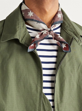 日本纯原订单 125美金的RRL美式露营搭配纯棉领巾方巾 头巾装饰