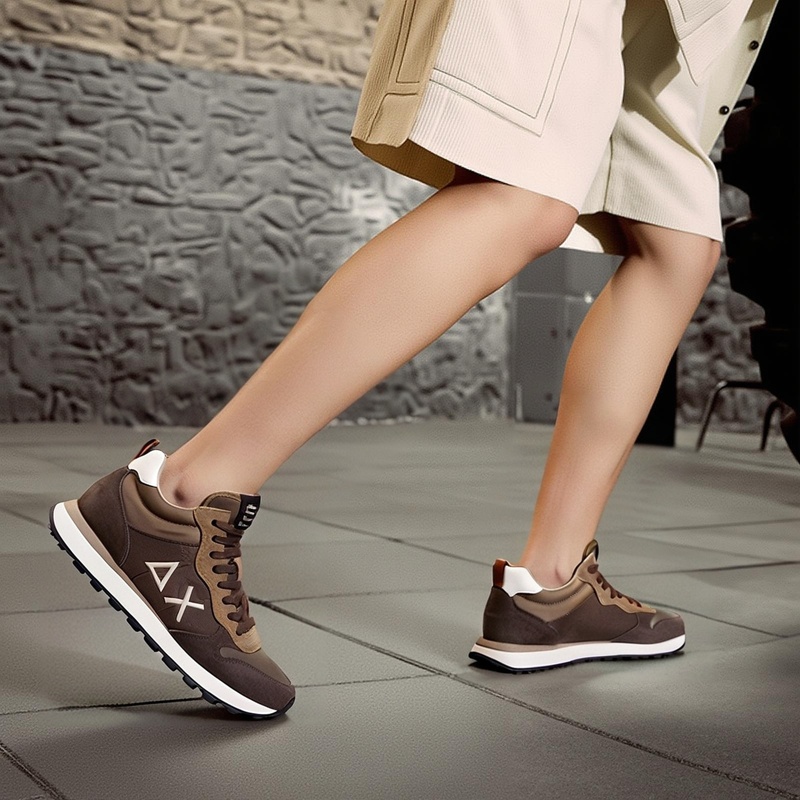 意大利时尚休闲高帮板鞋舒适百搭