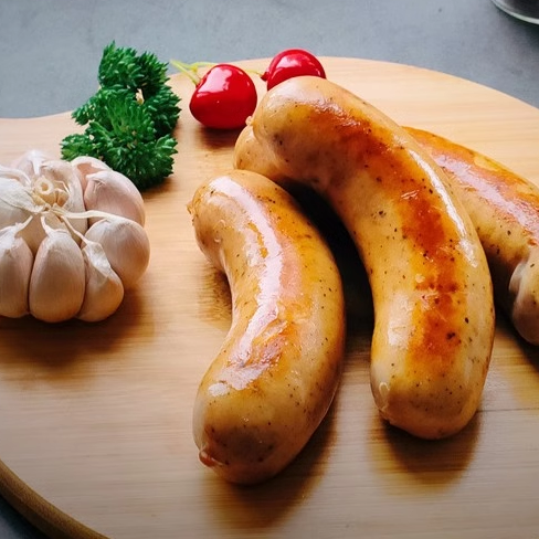 BBQ蒜香肠德式烤肠500g*2包 多仓保鲜运输，化冻不影响口感