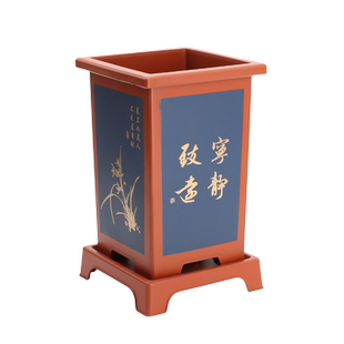 兰花盆专用花盆仿紫砂塑料树脂加厚透气蝴蝶兰国兰君子兰古典盆