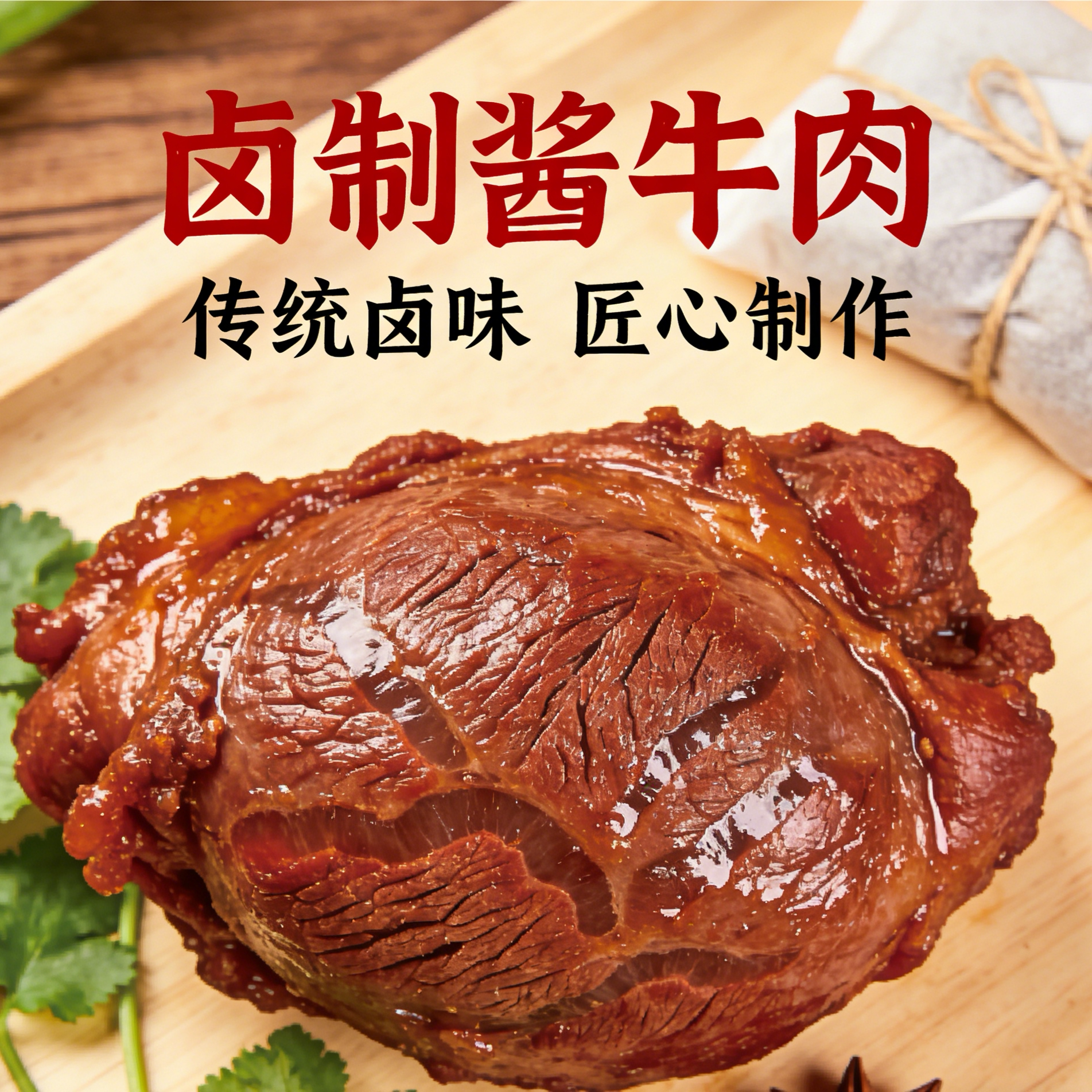 内蒙古特产五香酱牛肉熟食真空开袋即食健身代餐腱子肉休闲卤牛肉