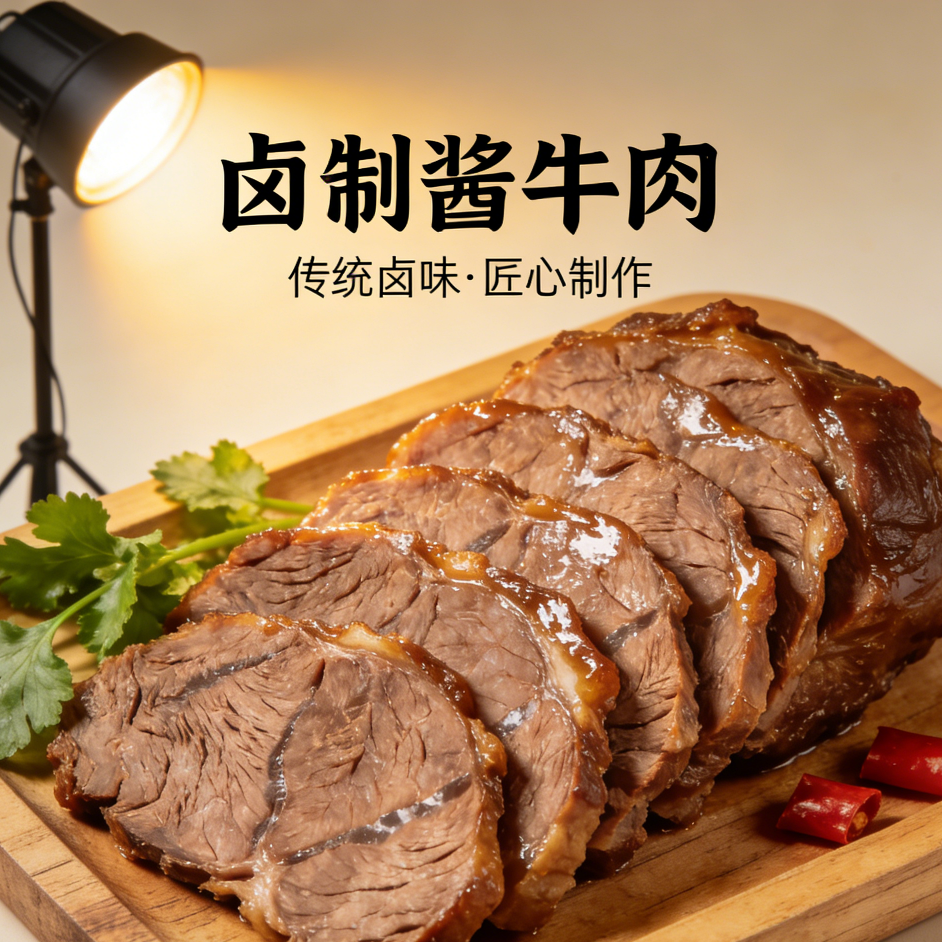 内蒙古五香酱牛肉卤牛肉熟食真空即食牛肉大块解馋肉质紧实