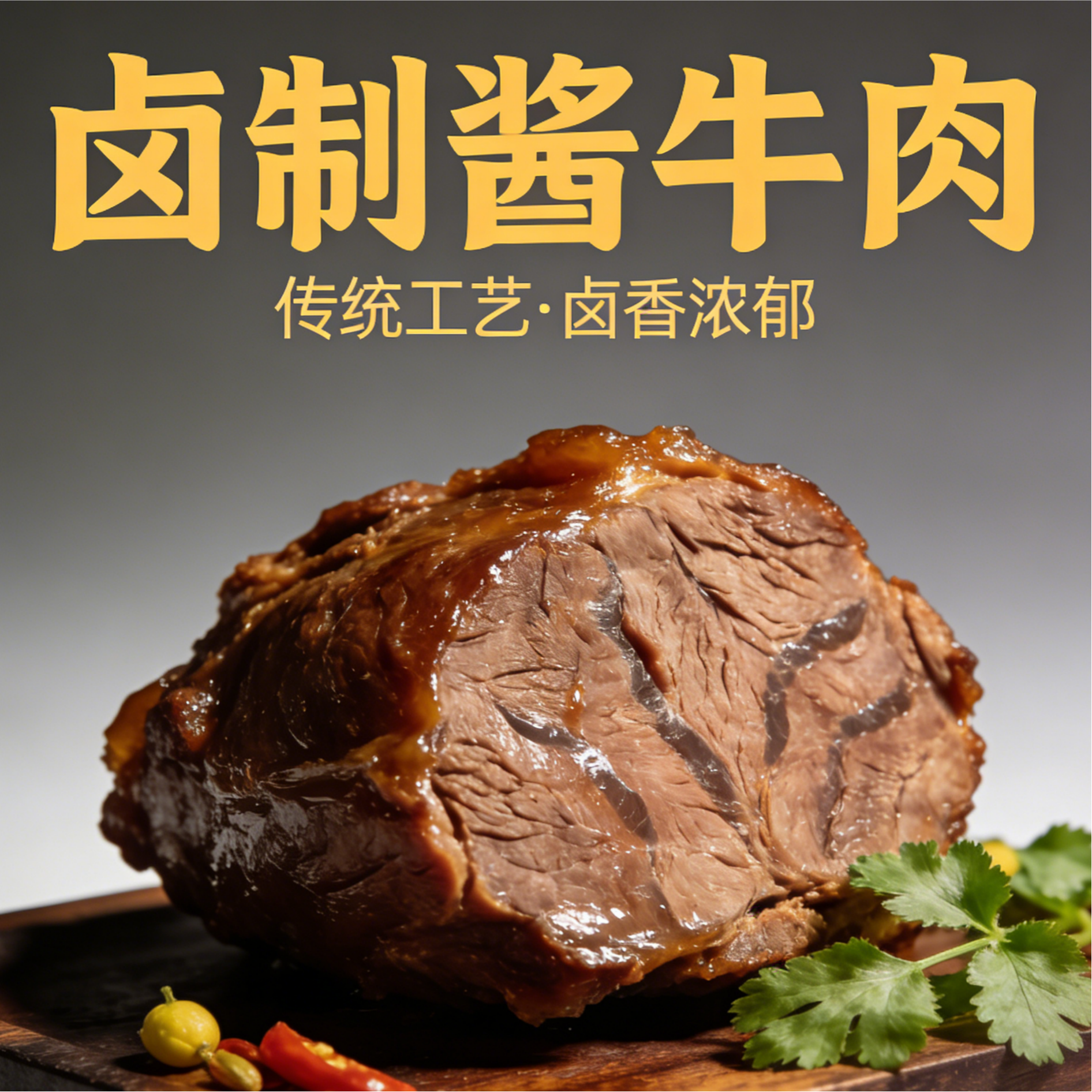内蒙古酱牛肉卤牛肉熟食开袋即食代餐低减高蛋白脂肥健身主零食品