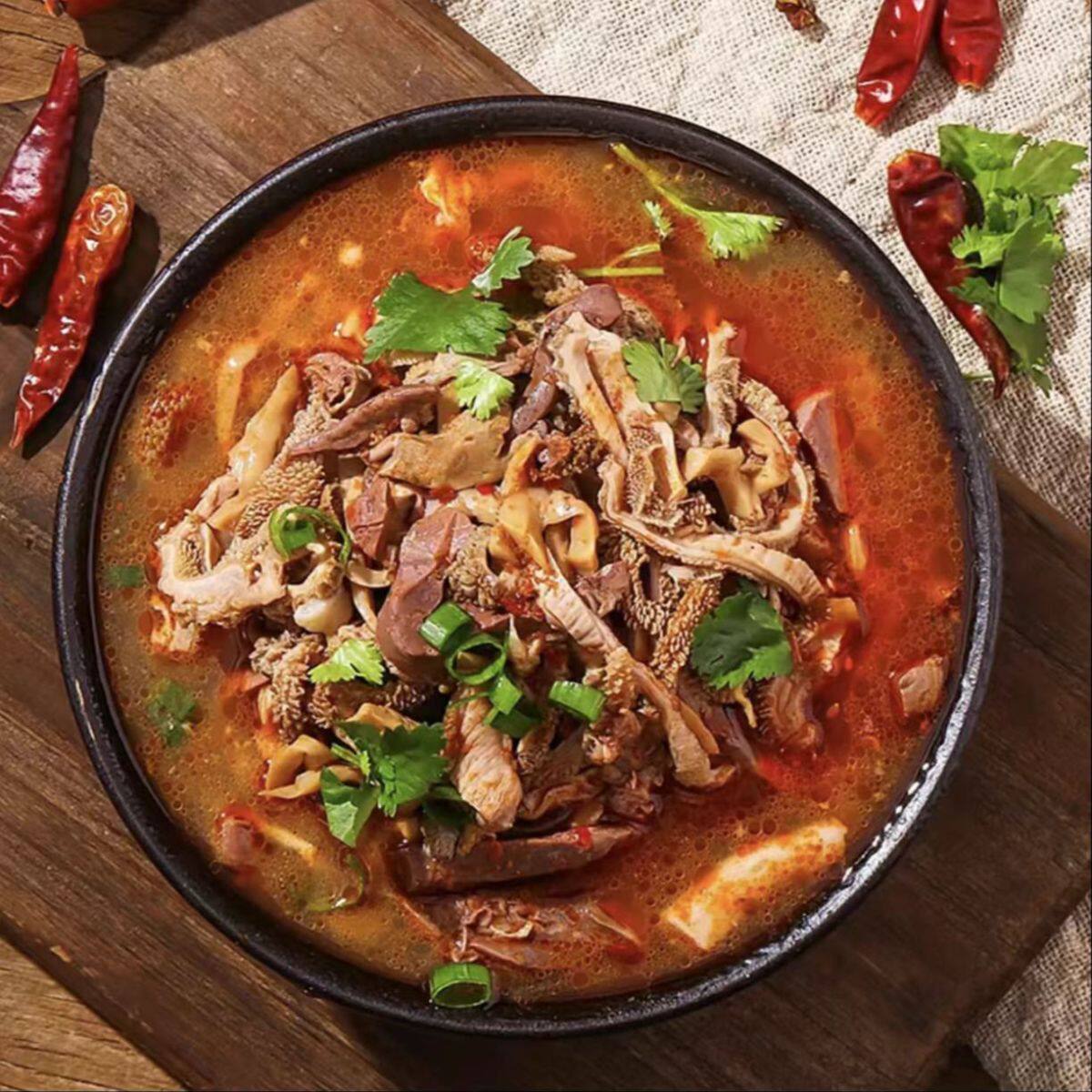 羊杂汤特产羊杂加热即食正宗内蒙古真空包装下货熟食早餐巴林牧场