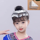 头饰琵琶行同款 发夹苗银簪子配饰汉服苗疆少女发饰