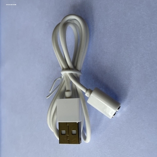 震动按摩棒失控两点磁吸充电线galaku针式圆头充电器数据线