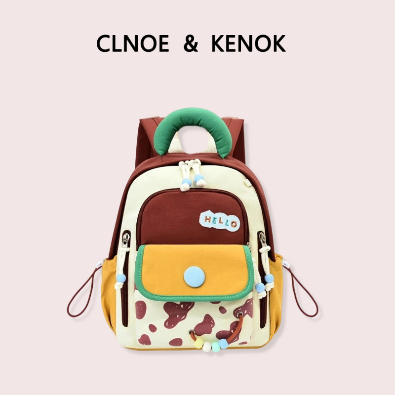 Clnoe Kenok高颜值儿童书包幼儿园可爱双肩包男女孩减负轻便背包