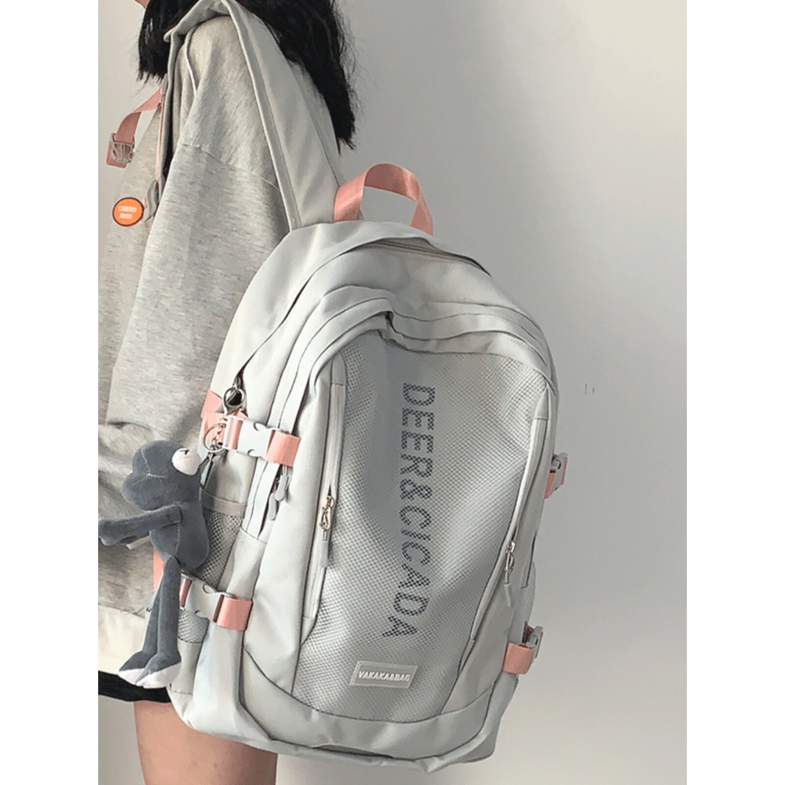 法国Fad Sincgo女大学生简休闲旅行日系高中大容量双肩轻便小背包