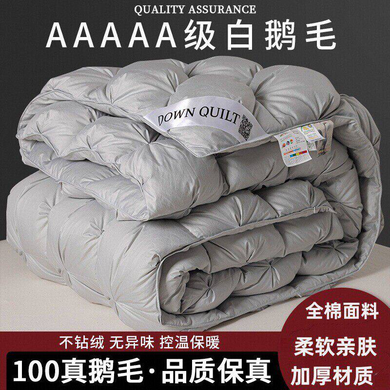 IVUGII羽绒被冬被加厚保暖被芯酒店鸭绒被95白鹅绒被子春秋被10斤