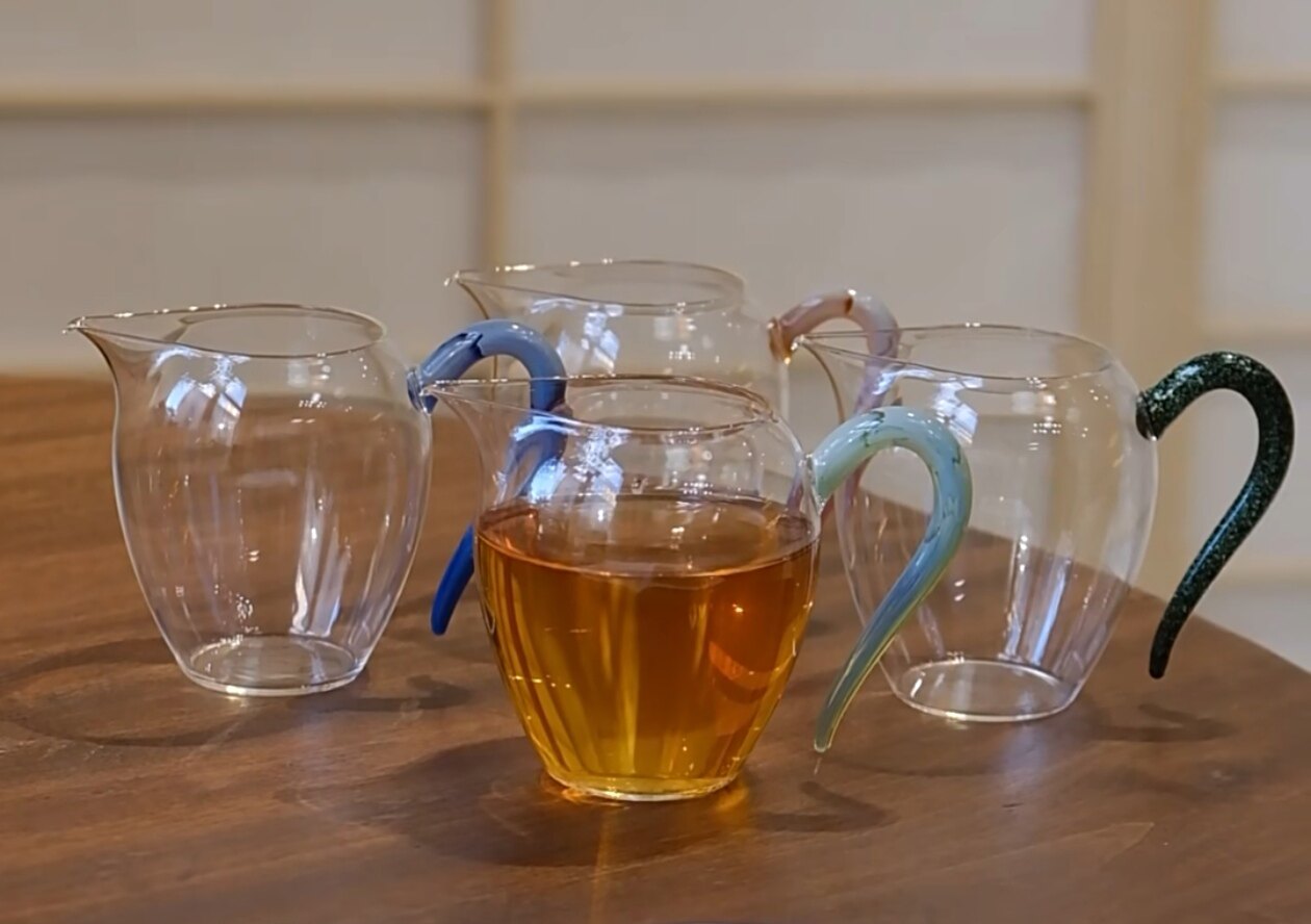 玻珏堂玻璃公杯公道杯高档手工高硼硅耐热茶海分茶器330ml
