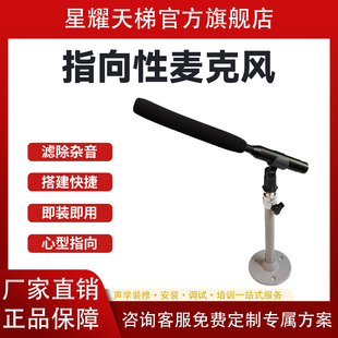 指向性麦克风录播教室会议室新闻演播室校园电视台专用收音麦克风