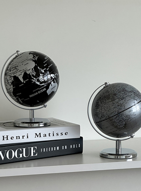 地球仪摆件轻奢高档客厅玄关办公室书房电视柜装饰摆件乔迁礼物
