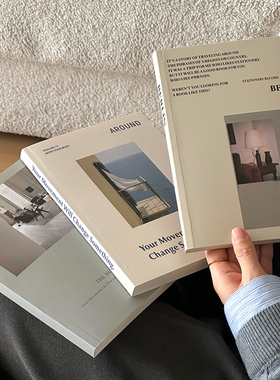 简约风摄影画册装饰摆件家居桌面文艺范创意装饰品拍照道具背景