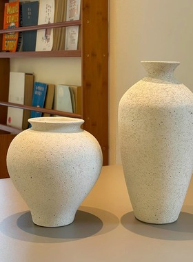 轻奢高级感景德镇陶瓷花瓶摆件客厅插花水养插花花器客厅餐桌摆件