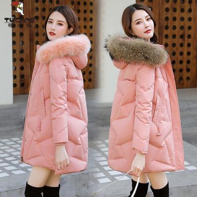 啄木鸟中长款羽绒服女202