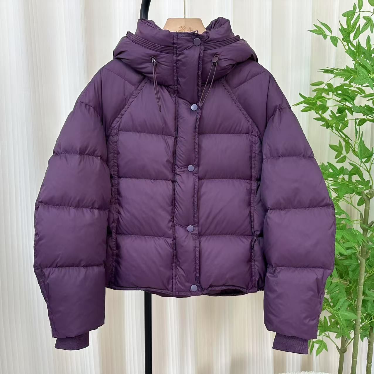 2025羽绒服短款新款大码