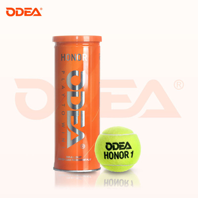 ODEA欧帝尔网球HONOR比赛有压网球3粒铁罐装高弹耐打耐磨训练网球