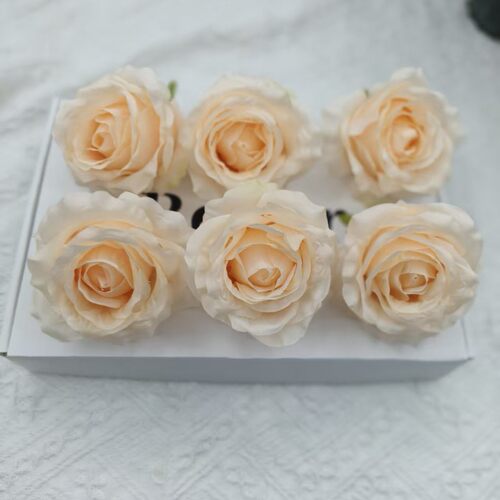 玫瑰花头仿真花海棠玫瑰 摄影花排婚礼花墙插花 花艺设计路引花