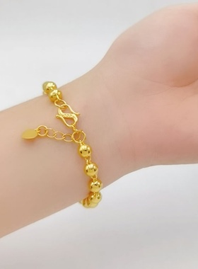 新款越南沙金日韩时尚欧币手链