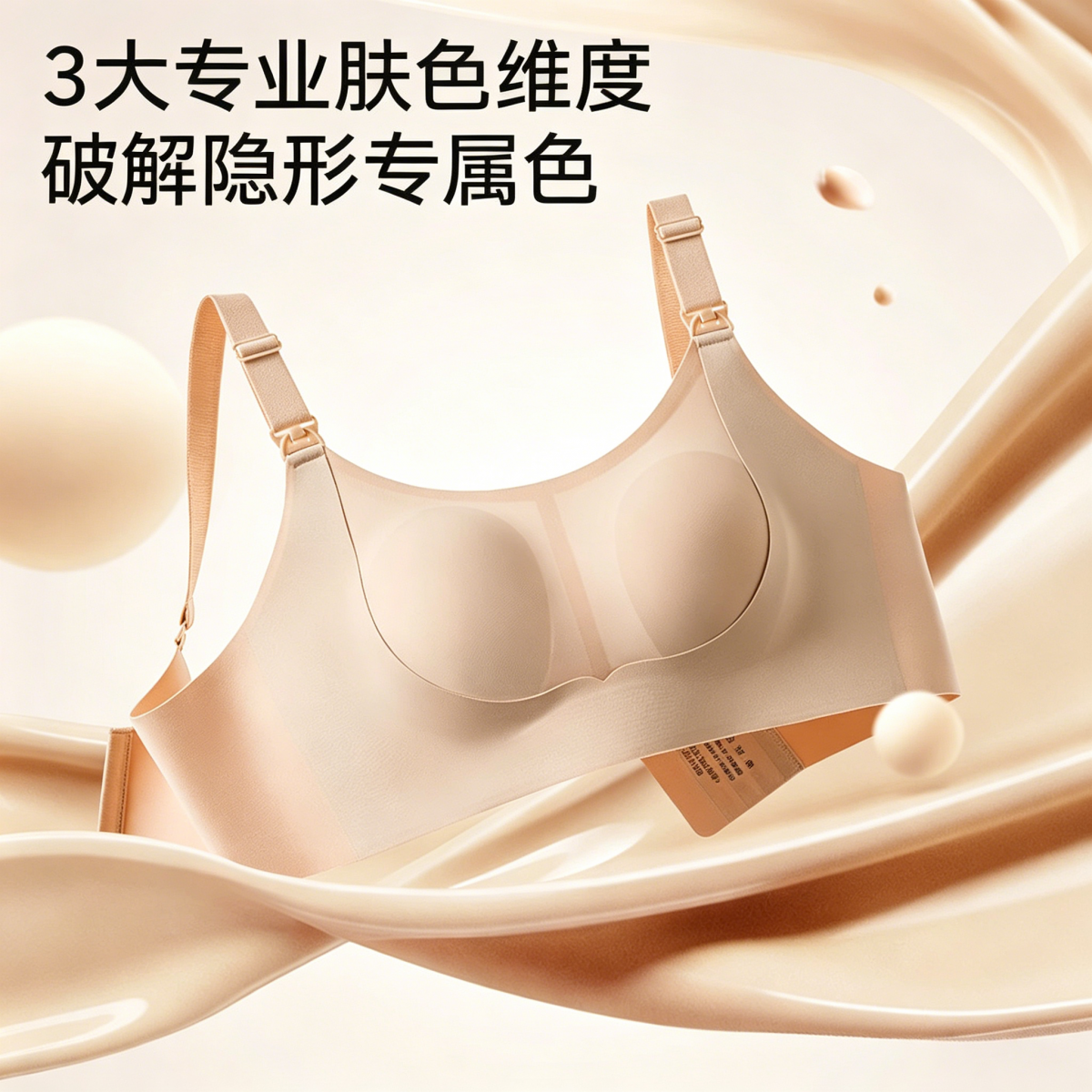 哺乳内衣大胸显小隐形粉底液喂奶孕期产后专用聚拢防下垂孕妇文胸