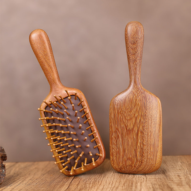 龙凤檀木大板梳气垫梳实木气囊梳小精致女生头部按摩梳头皮经络,家庭/个人清洁工具,梳子/化妆梳/按摩梳,淘宝优惠券,粉丝福利购,淘宝优惠卷