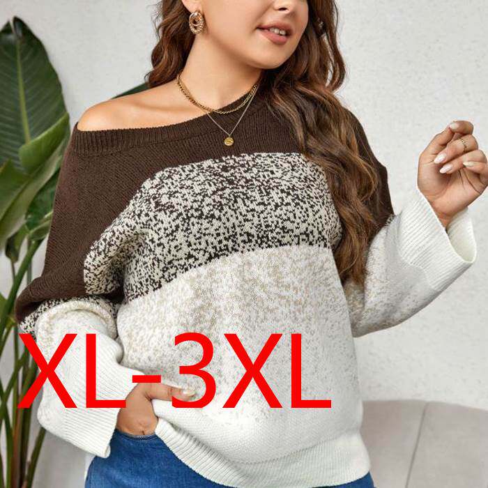2023 autumn winter plus size sweater ladies sweaters blouse