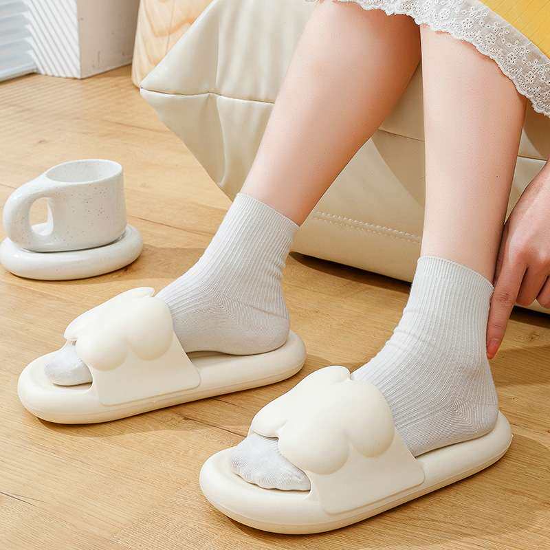 women shoes女夏季防滑可爱居家浴室洗澡室内家用外穿PVC拖鞋2024