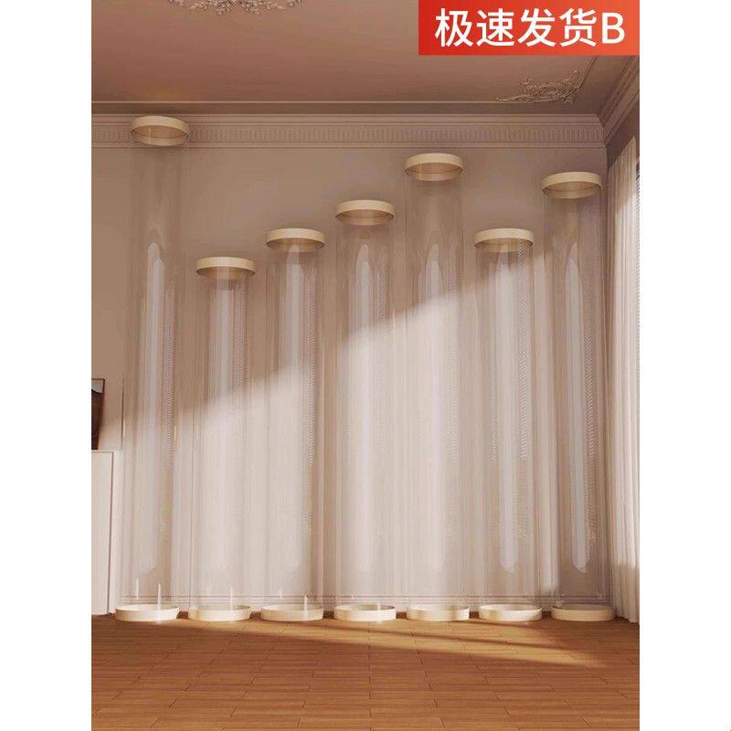 娃娃收纳桶毛绒玩具收纳神器大容量透明筒装儿童公仔玩偶的圆柱盒