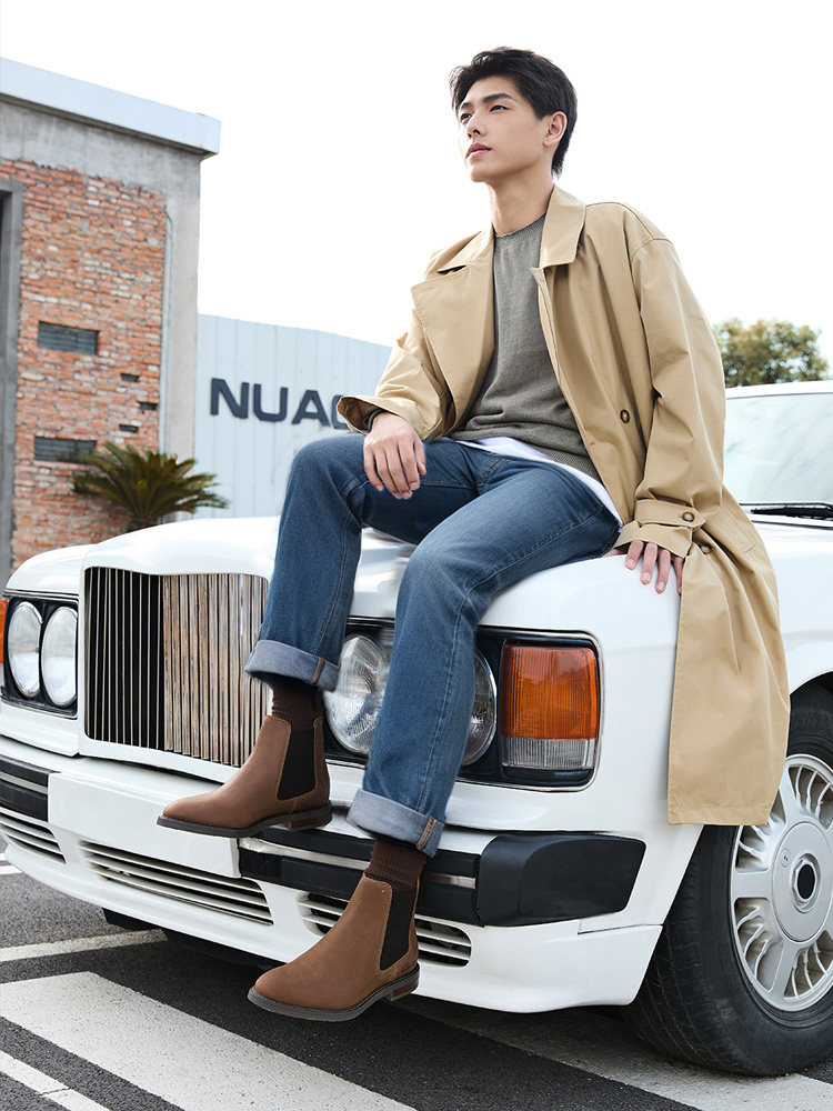 CLARKS JAXEN EASY 신작 남성 가을 겨울 패션 부츠 남성용 영국 첼시 부츠