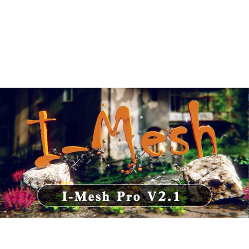 Blender插件I-Mesh Pro 3.02 2D图像深度置换生成3d模型iMesh照片