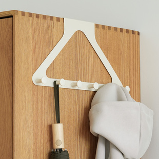 衣柜侧面挂衣钩免打孔直角无痕挂钩门后三角衣帽钩挂衣架置物架