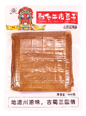四川牛皮豆干张飞火锅牛皮豆干