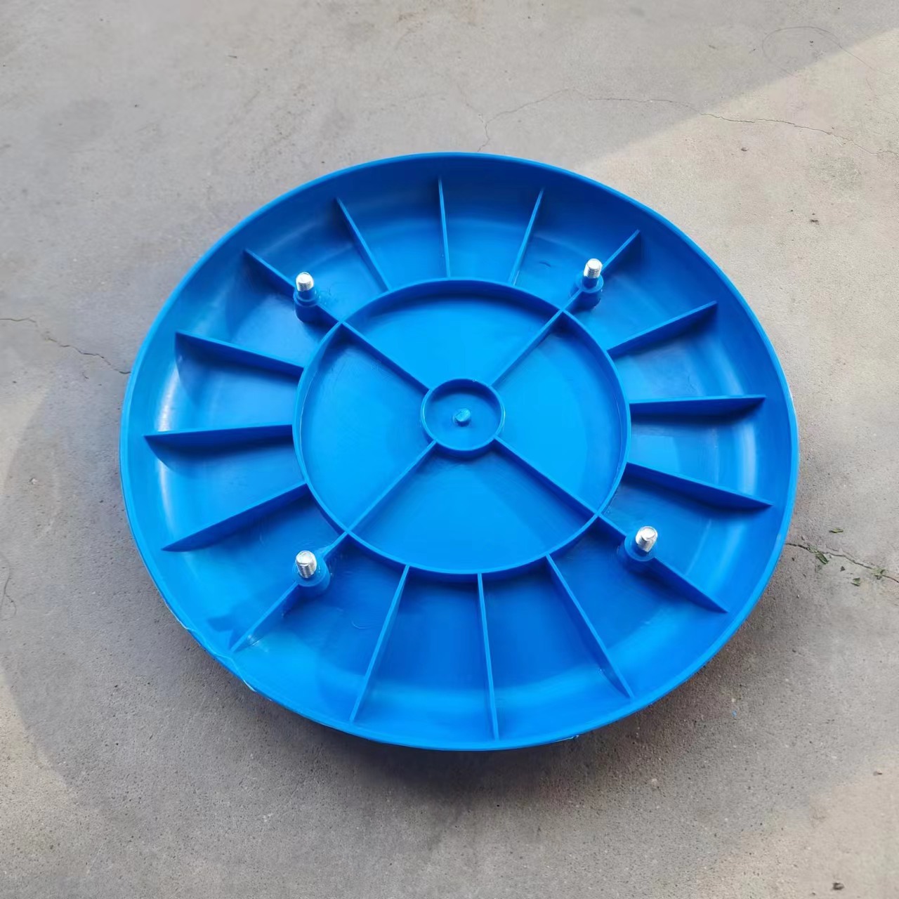 包邮钢筋凳子面圆凳面塑料玻璃钢凳面快餐桌椅面板八孔扣面板凳面