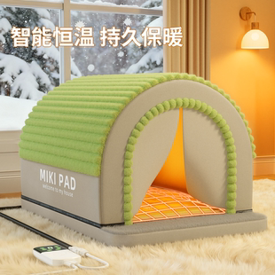 加热猫窝冬季保暖封闭式安全感窝冬日加厚猫帐篷猫床四季通用狗窝