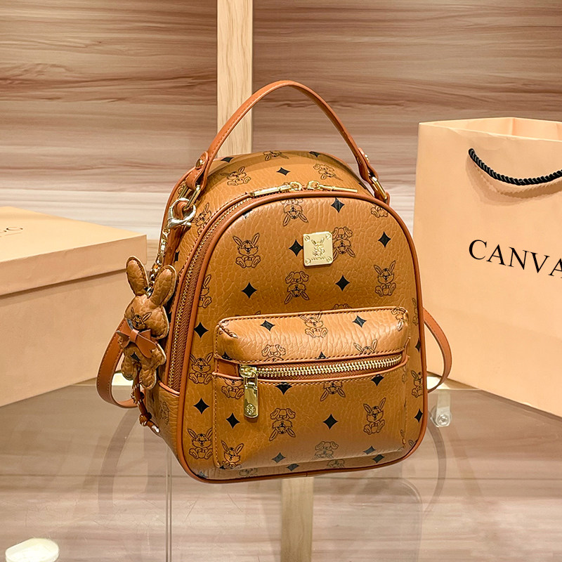 韩版小众轻奢通勤双肩包包女2026新款洋气高级感百搭高颜值背包潮