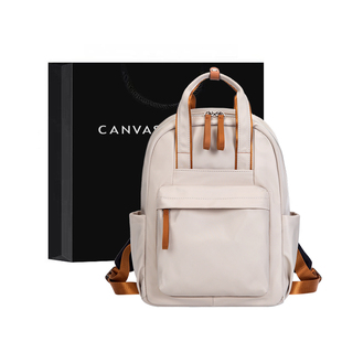 书包通勤14寸电脑包大容量背包潮 Canvas&Ketch双肩包女士2025新款